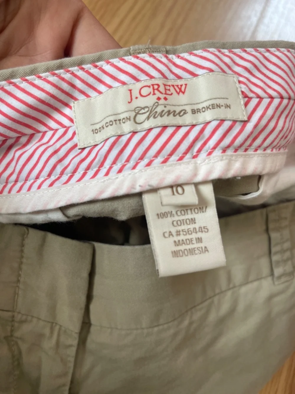 J. Crew 100% Cotton Chino Broken-In Bundle of 3 Navy Blue Khaki 5” Inseam Shorts